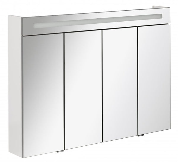 Tükrösszekrény 110 cm széles fehér