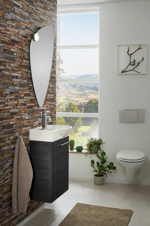 Kerámia mosdó 45 cm széles jobbos