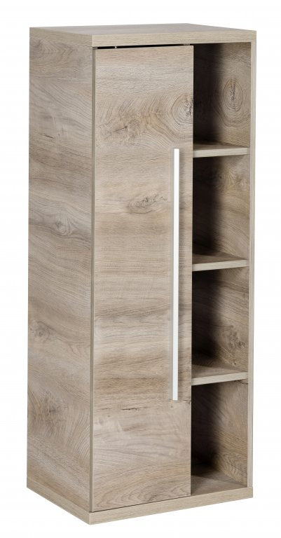 STANFORD Midi szekrény 42 cm széles natur tölgy balos