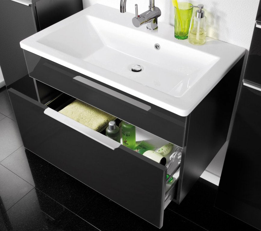 Öntött márvány mosdó 80 cm széles