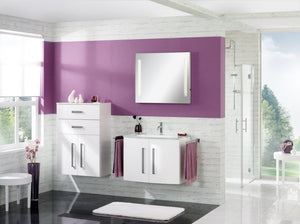 Mosdó 80 cm széles üveg