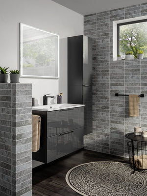 Öntött márvány mosdó 80 cm széles