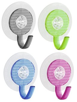 FM Szívókorongos akasztó 4,5cm színes 3 db