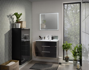 Üvegmosdó 80 cm széles fehér