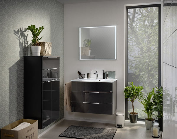 Üvegmosdó 80 cm széles fehér