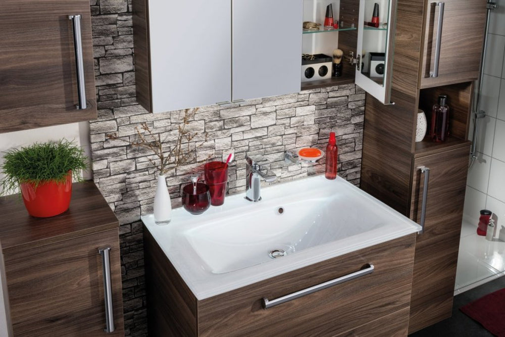 Üvegmosdó 80 cm széles fehér