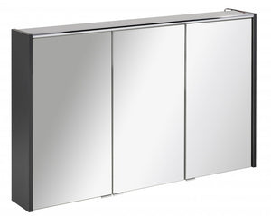 Tükrösszekrény 110 cm széles antracit