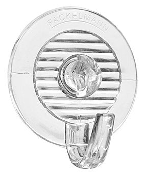 FM Szívókorongos akasztó 4,5cm áttetsző 3 db