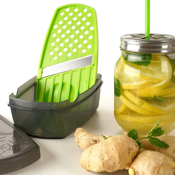 FM Gyömbér/fokhagyma szeletelő és tároló