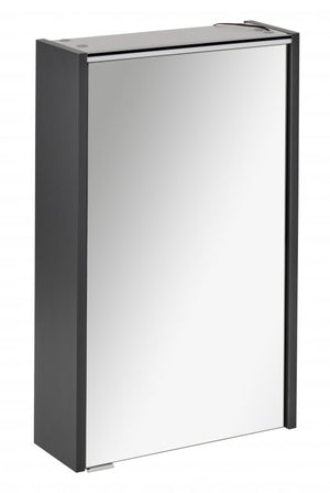 Tükrösszekrény 42 cm széles antracit
