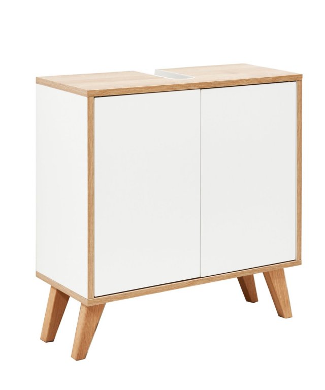 FINN Mosdóalsószekrény 60 cm széles fehér