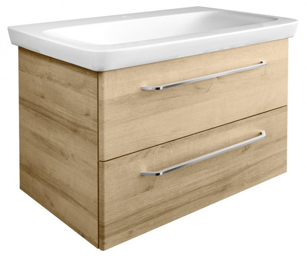 MILANO Mosdóalsószekrény 80 cm széles tölgy