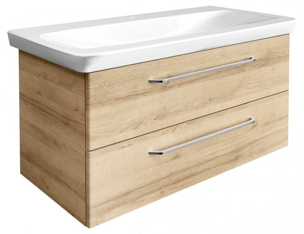 MILANO Mosdóalsószekrény 100 cm széles tölgy