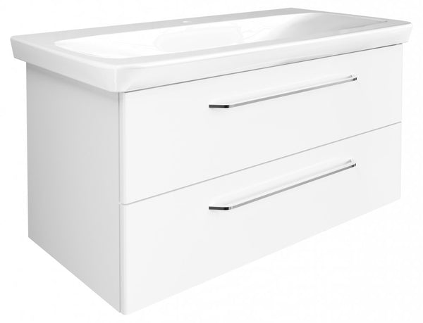 MILANO Mosdóalsószekrény 100 cm széles fehér