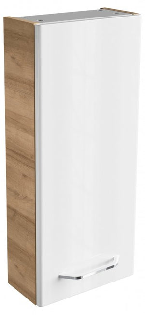 MILANO Függőszekrény 30 cm széles tölgy/fehér