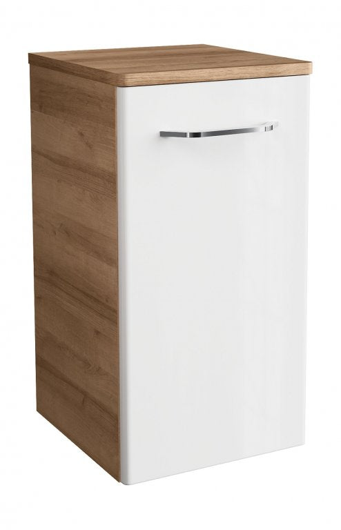 MILANO Alsószekrény 30 cm széles tölgy/fehér