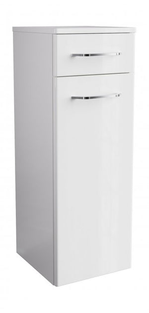 MILANO Midi szekrény 30 cm széles fehér