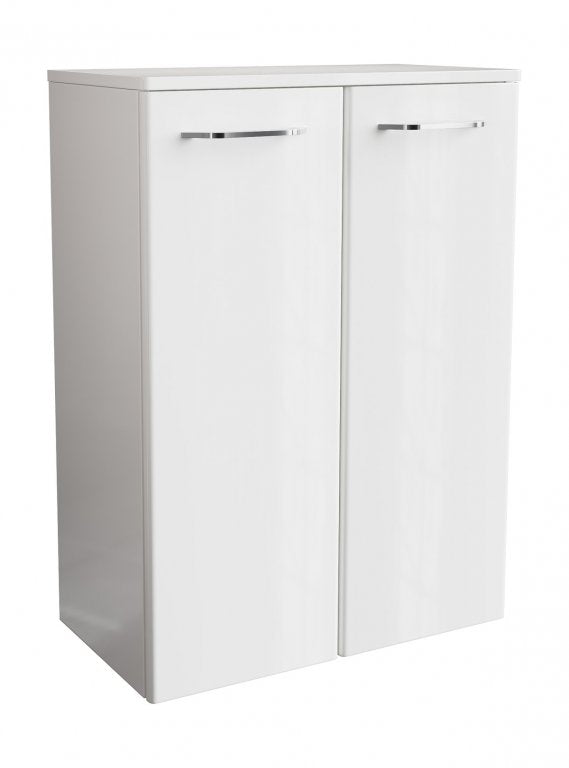 MILANO Dupla Midi szekrény 60 cm széles fehér