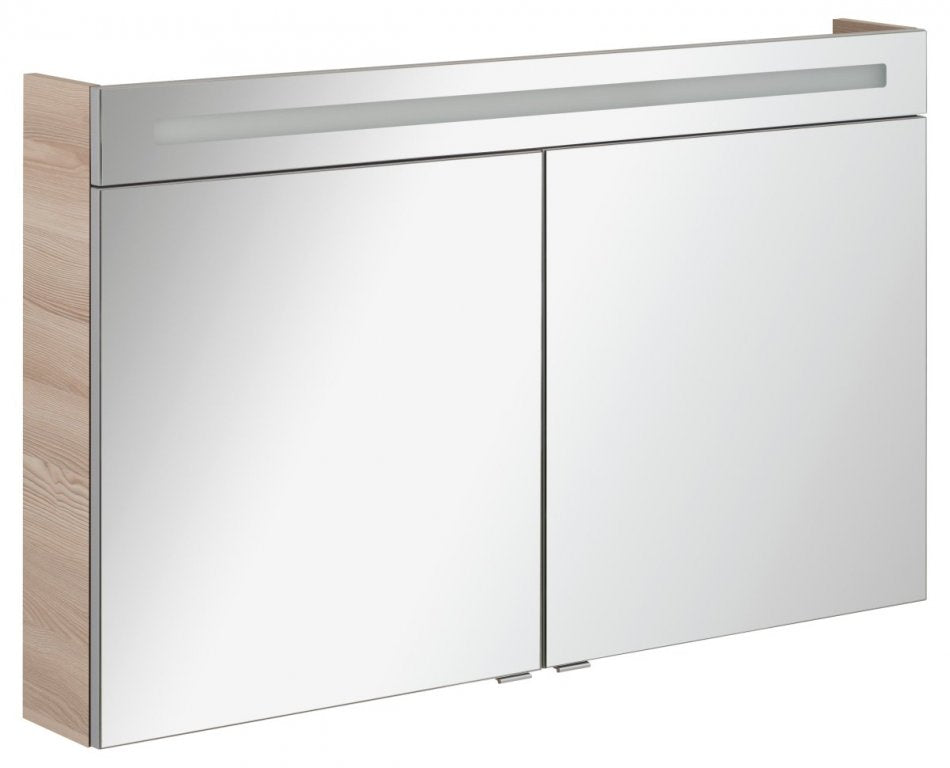 B.CLEVER Tükrösszekrény 120 cm széles kőris