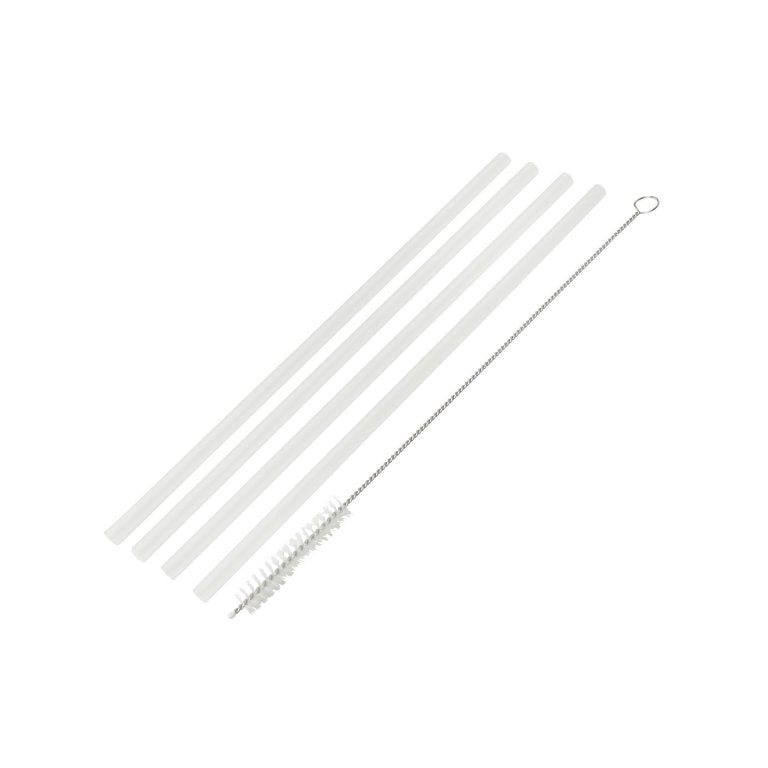 FM Eco 4 db Szívószál kefével újrafelhasználó 23 cm