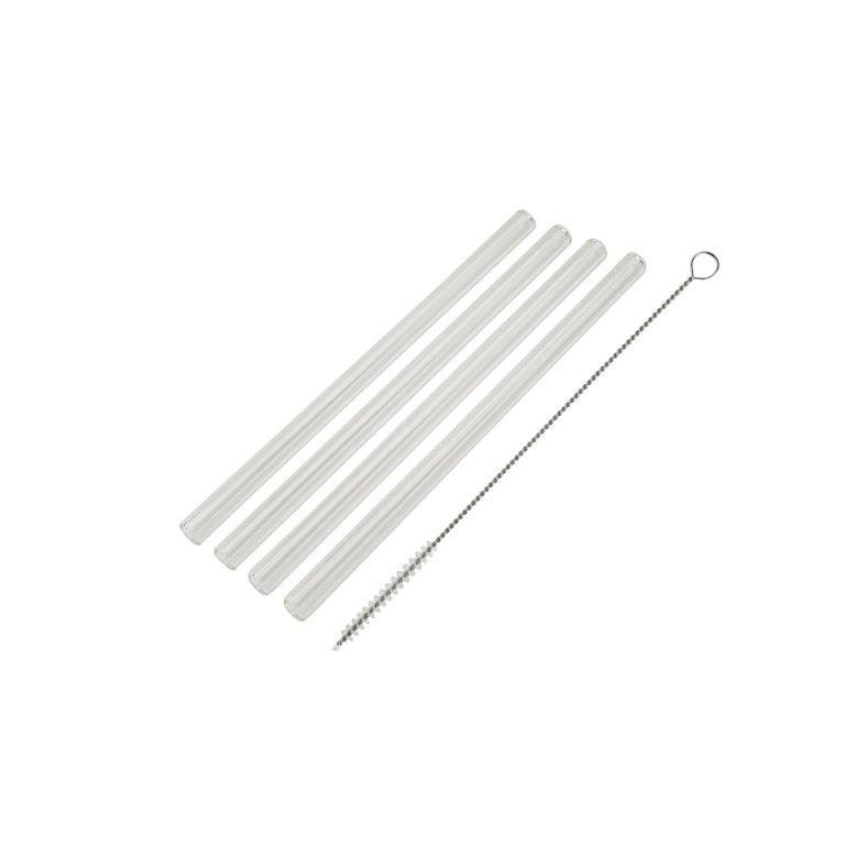 FM 4 db szívószál kefével üveg 15 cm