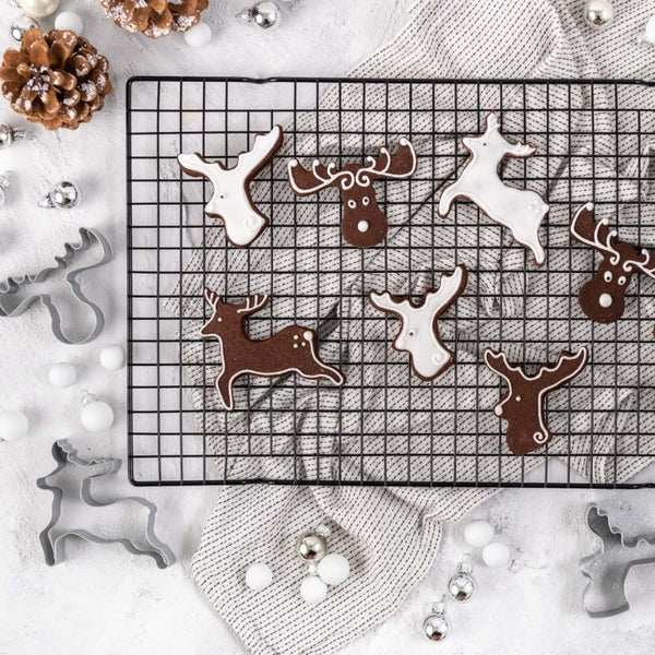 DR OETKER Süteménykiszúró 3 részes szarvasok White Christmas