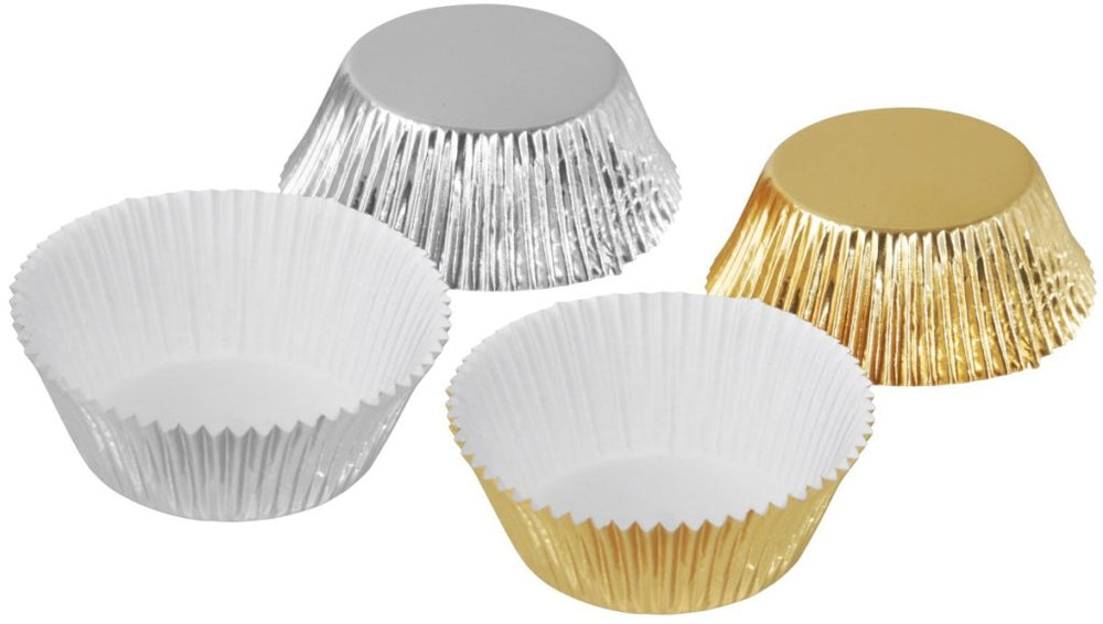 ZENKER 40 db Muffinpapír arany/ezüst