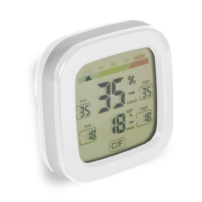 FM Digitális hőmérő/higrométer mágneses