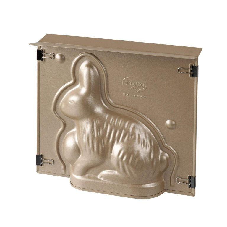 DR OETKER Nyúl formájú sütőforma Goldiges Ostern 3D