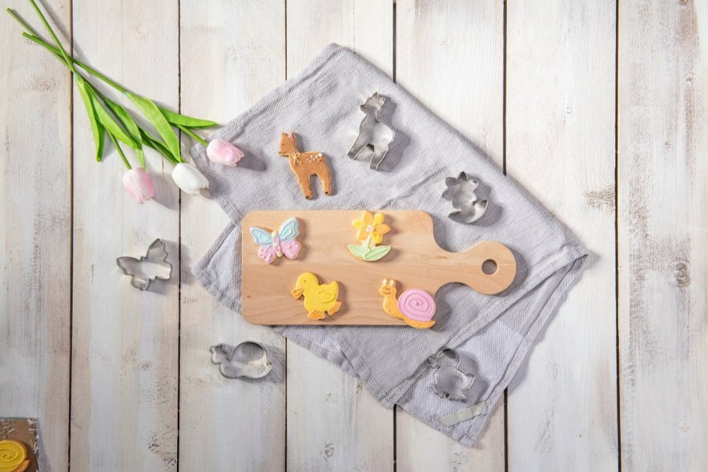 DR OETKER Süteménykiszúró tavaszi rét 5 részes Goldiges Ostern