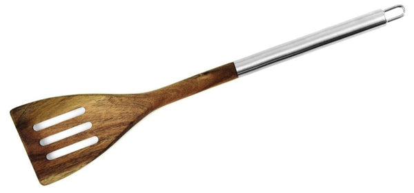 FM Serpenyőlapát lyukacsos akác fém nyéllel Synthesis