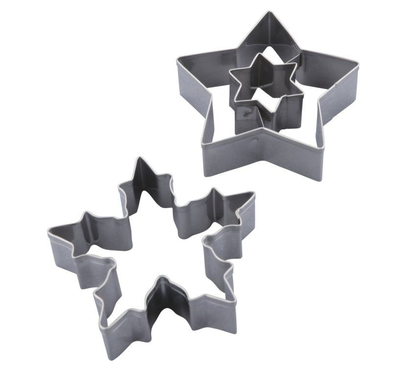 DR OETKER Linzerkiszúró 2 részes csillag+hópehely White Christmas