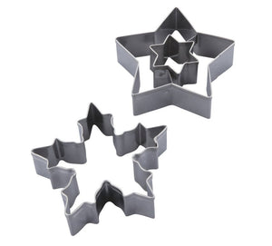 DR OETKER Linzerkiszúró 2 részes csillag+hópehely White Christmas