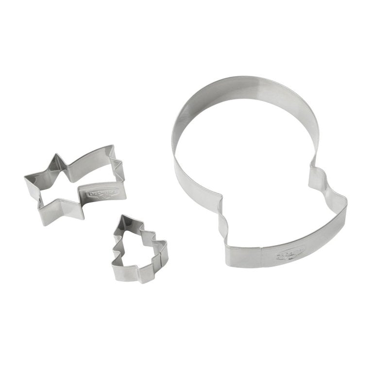 DR OETKER Süteménykiszúró 3 részes hógömb White Christmas