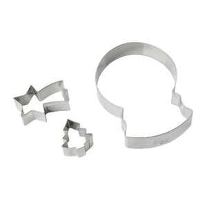 DR OETKER Süteménykiszúró 3 részes hógömb White Christmas