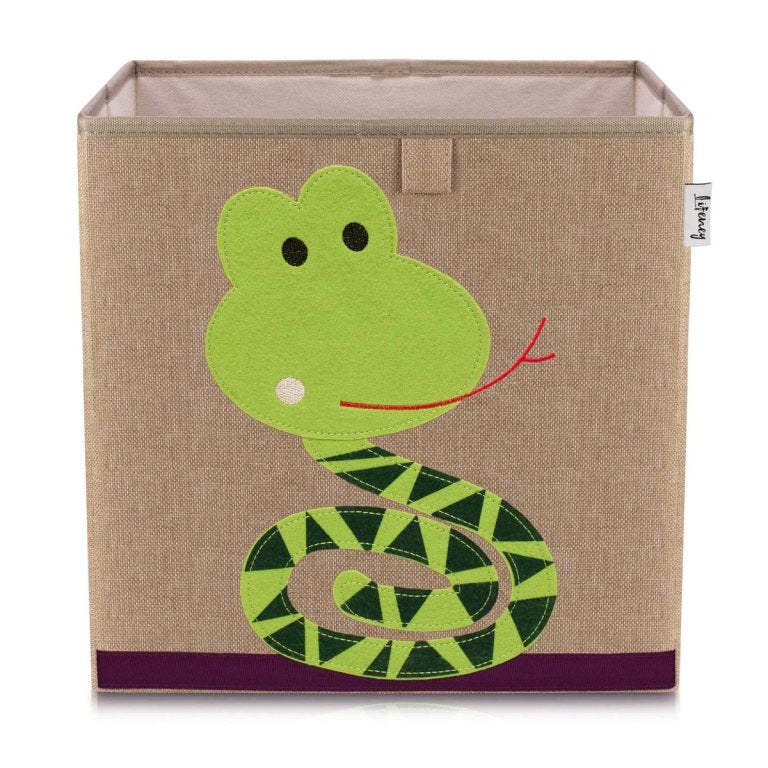 Lifeney Tárolódoboz kigyó mintával 33x33x33 cm