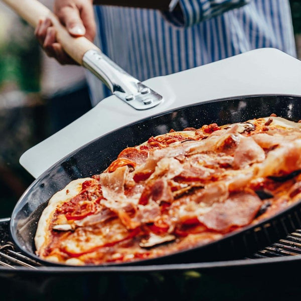 FMPROF Pizzalemez perforált zomácozott 32 cm