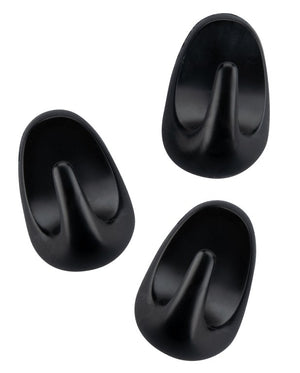 FM Akasztó 3 db 4 cm fekete Home