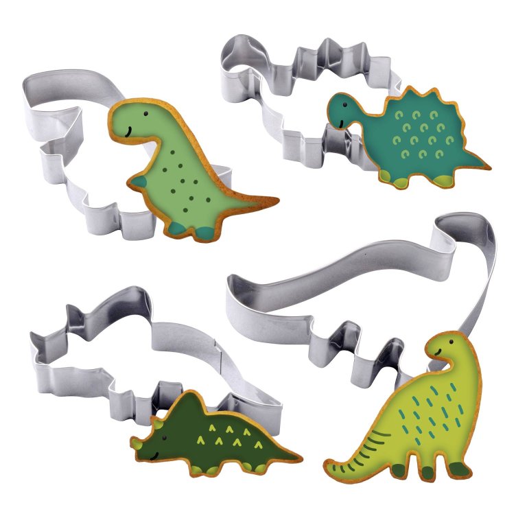 ZENKER 4 db-os dinoszaurusz süteménykiszúró szett