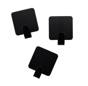 FM Akasztó 3 db 3 cm fekete Home