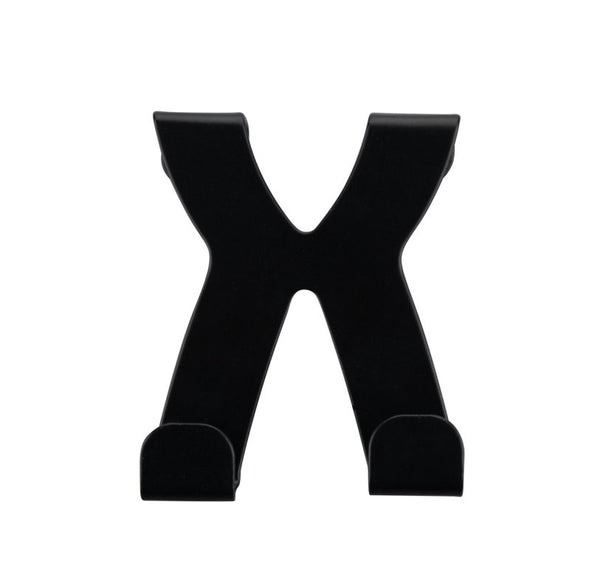 FM Ajtóakasztó 6x5 cm fekete Home