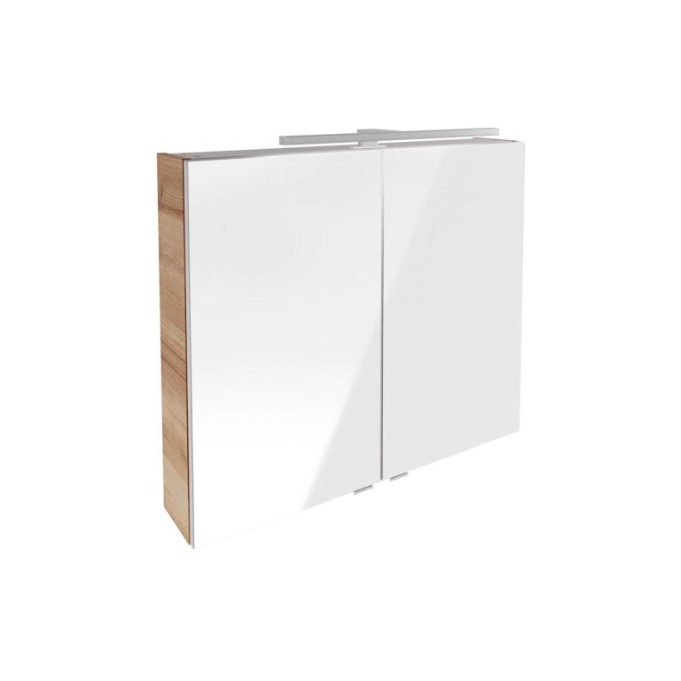 B.BRILLANT LED Tükrösszekrény 80 cm széles tölgy