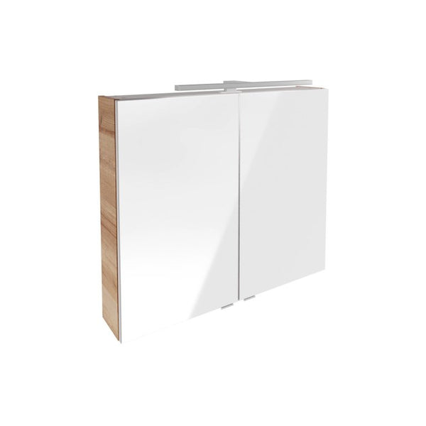 B.BRILLANT LED Tükrösszekrény 80 cm széles tölgy