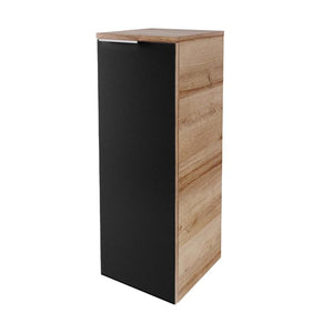 B.BRILLANT Midiszekrény 30 cm széles tölgy/antracit üveg