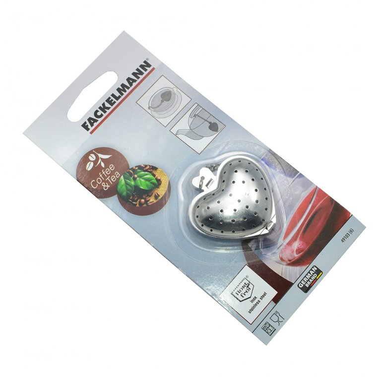 FM Teafilter tartó szív alakú