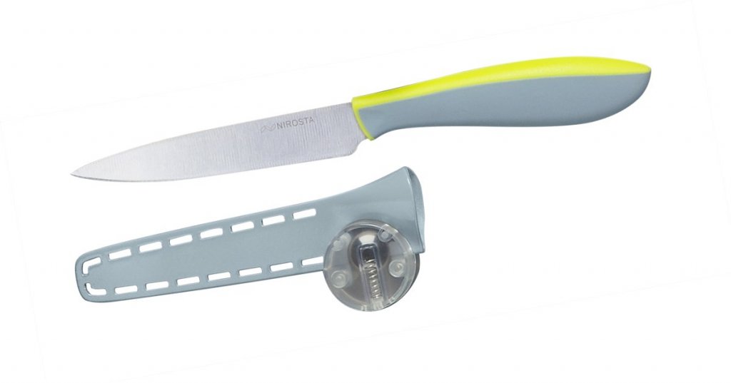 NIROSTA Univerzális kés 23 cm-es élezővel Eversharp 