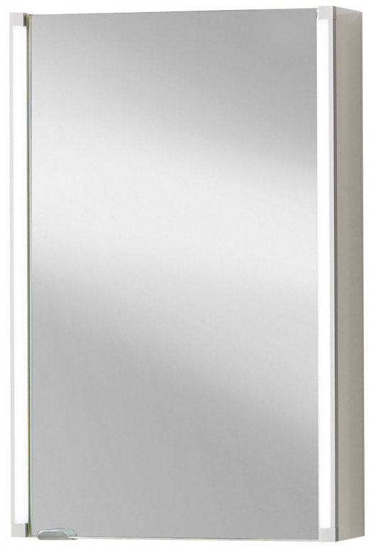 LINO Tükrösszekrény 42 cm széles fényes fehér