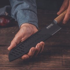 NIROSTA Santokukés 18 cm Flow