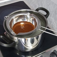 ZENKER Csokimázolvasztó tálka + Praliné készítő szett