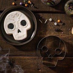 ZENKER XXL Süteménykiszúró Koponya Happy Halloween